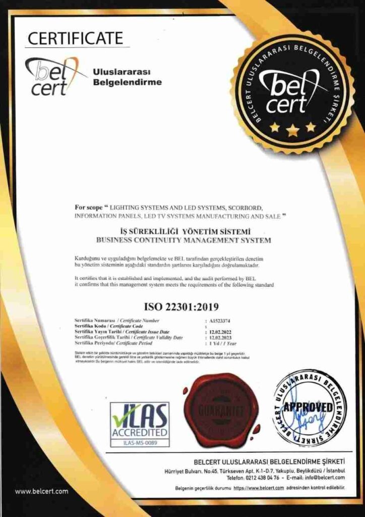 Dent Moon ISO Belgesi - Akşehir Diş Doktorları Akşehir İmplant